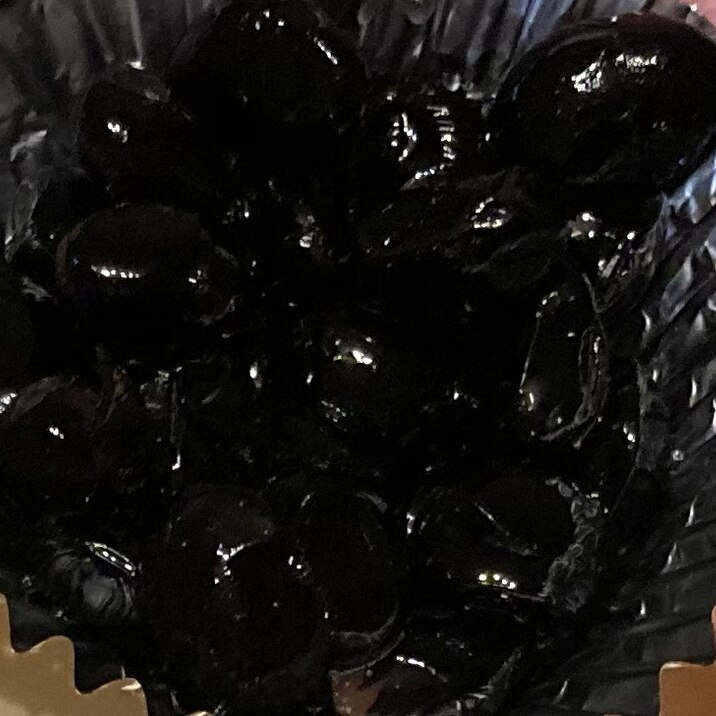 黒豆の黒糖煮